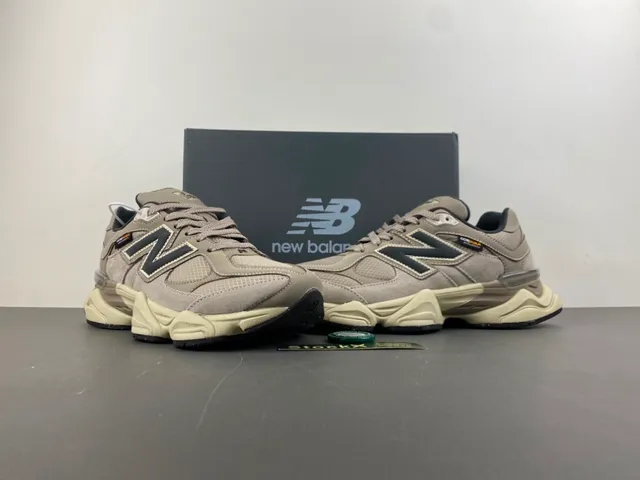 New Balance 9060 Beige Black Chunky Sneakers 13