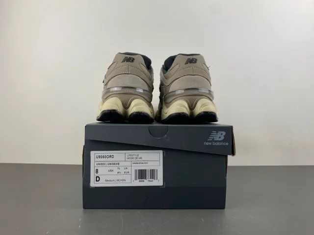 New Balance 9060 Beige Black Chunky Sneakers 17