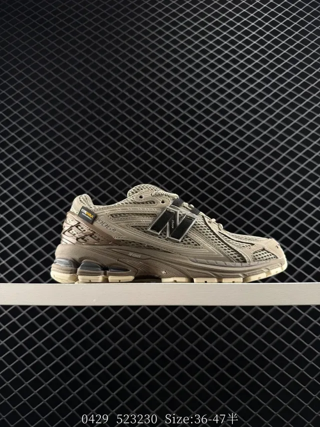 New Balance 9060 Beige Black Rétro-inspiré Maille et synthétique Tige Chaussures lifestyle 7