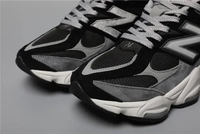 New Balance 9060 কালো ধূসর সাদা লাইফস্টাইল স্নিকার 4