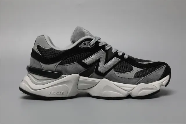New Balance 9060 কালো ধূসর সাদা লাইফস্টাইল স্নিকার 8