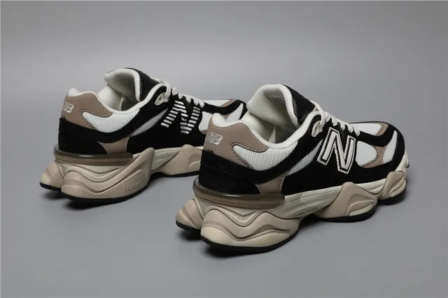 New Balance 9060 negro blanco beige zapatillas chunky 3