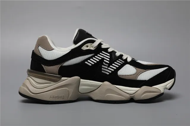 New Balance 9060 negro blanco beige zapatillas chunky 8
