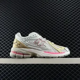 New Balance 9060 সাদা সোনালি গোলাপি লাইফস্টাইল স্নিকার