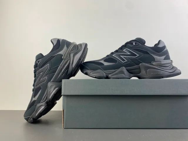 New Balance Gris Blanco Mediopiso Layered Sintético Y Malla Superior Chunky Sneakers 14