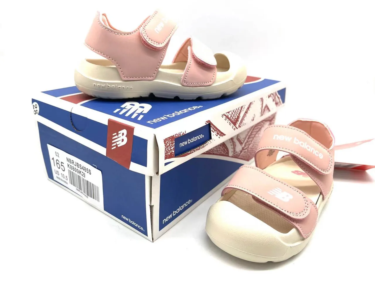 New Balance Niños Correa de dos Velcro dedo cerrado Sandalias Casual 7