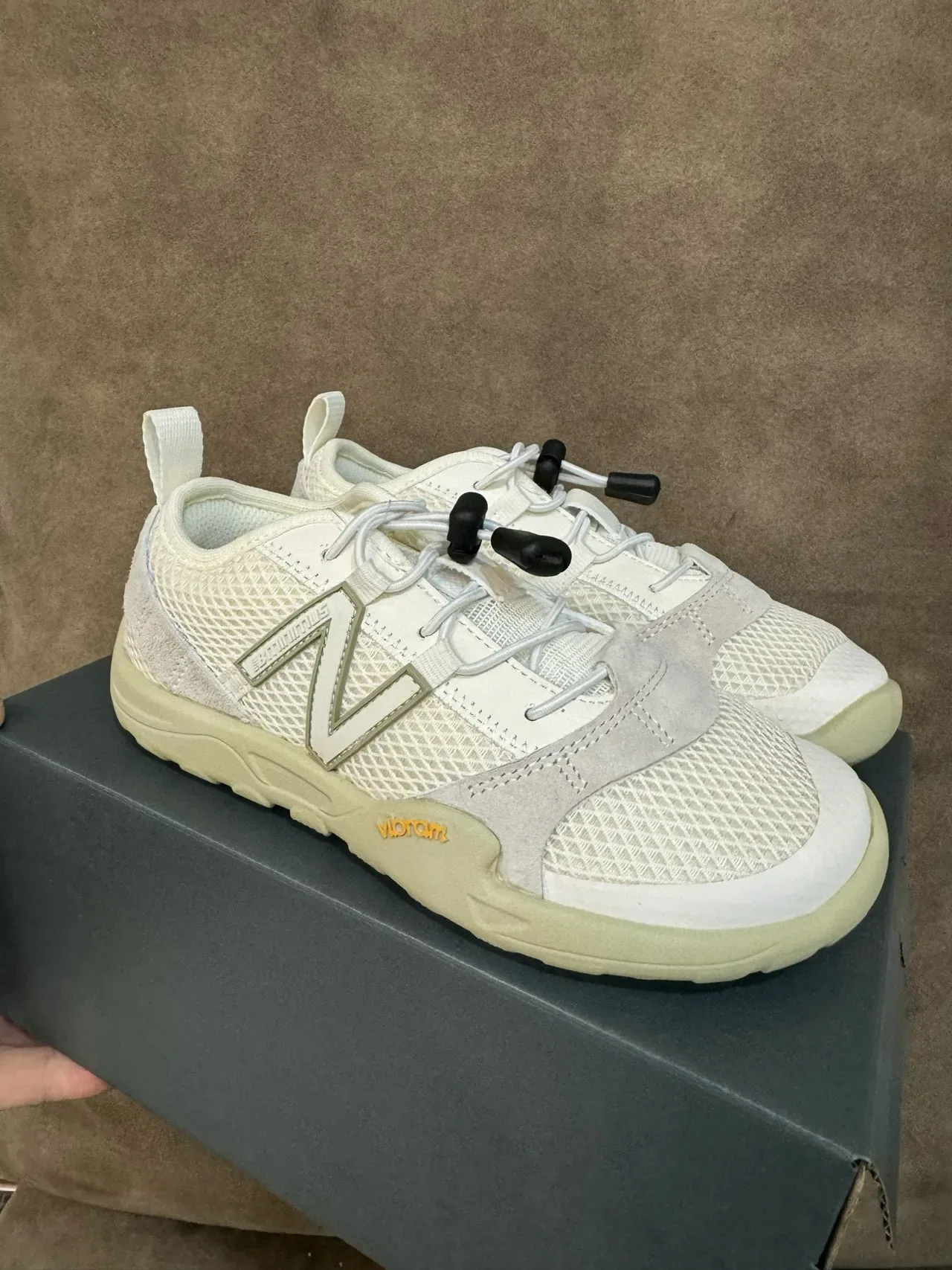 New Balance Minimus Tênis Lifestyle de Malha Preto e Branco 6