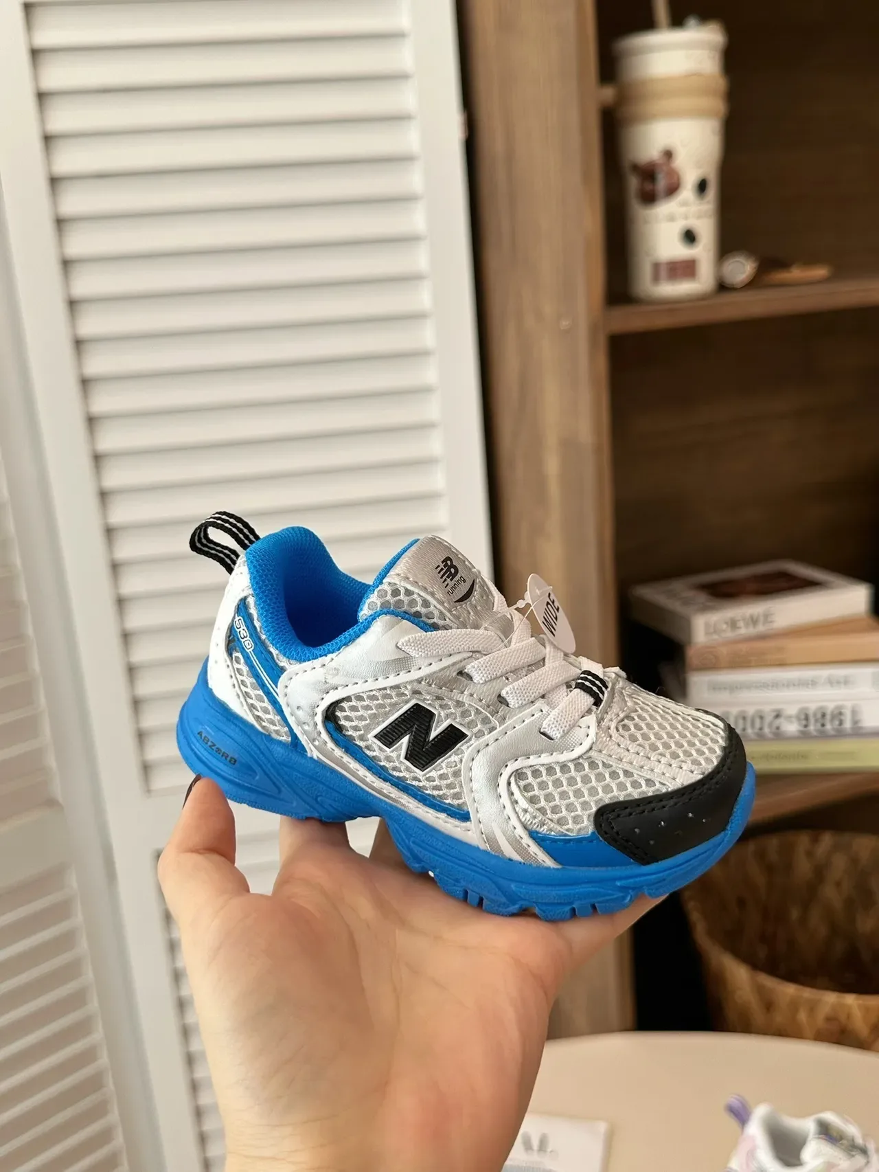 New Balance 粉白厚底中底 网面-合成混合鞋面 生活方式运动鞋 13
