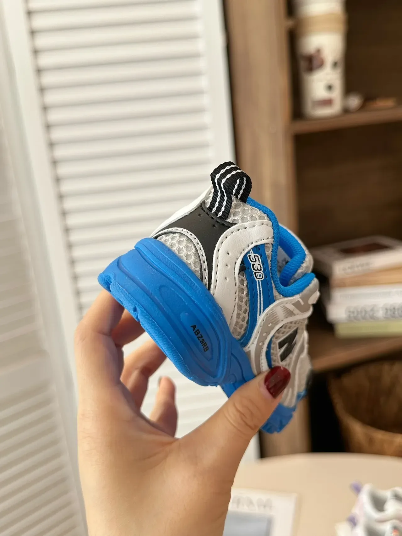 New Balance 粉白厚底中底 网面-合成混合鞋面 生活方式运动鞋 14