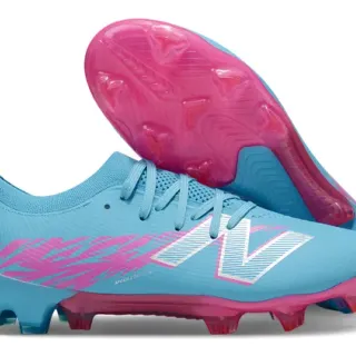 New Balance Speed Ctrl Stu হালকা নীল গোলাপি ফার্ম-গ্রাউন্ড সকার শোজ