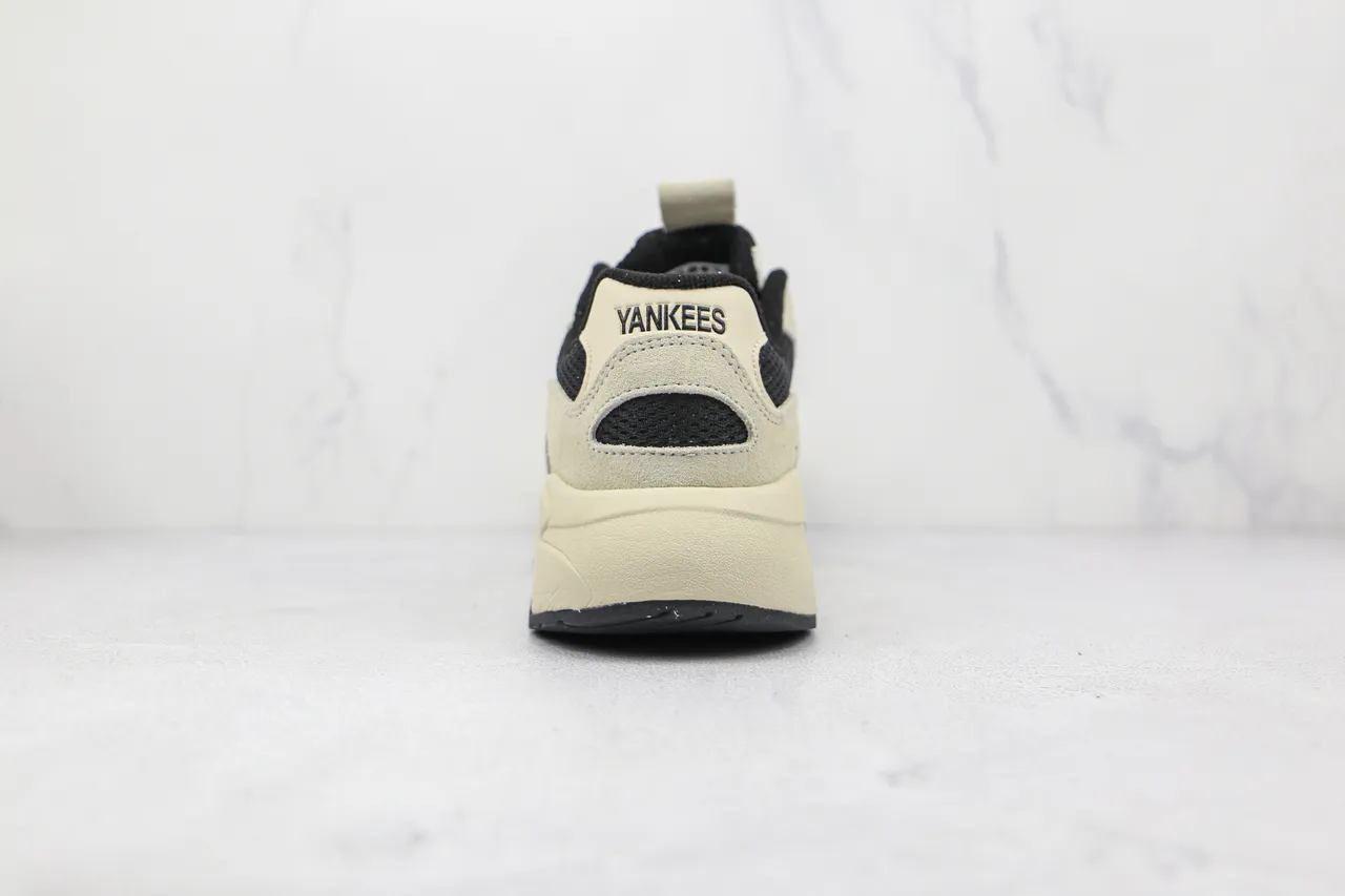 New Era Chunky Runner Bege Preto Silhueta Oversized NY Logo Chunky Sneakers 9