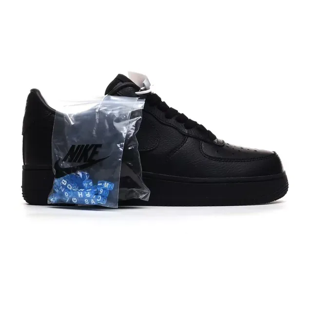 Nike Air Force 1 All Black Lifestyle Sneakers 9