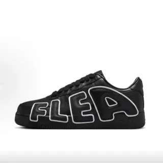 Nike Air Force 1 黑白皮革鞋面 超大凸起字母 生活方式运动鞋