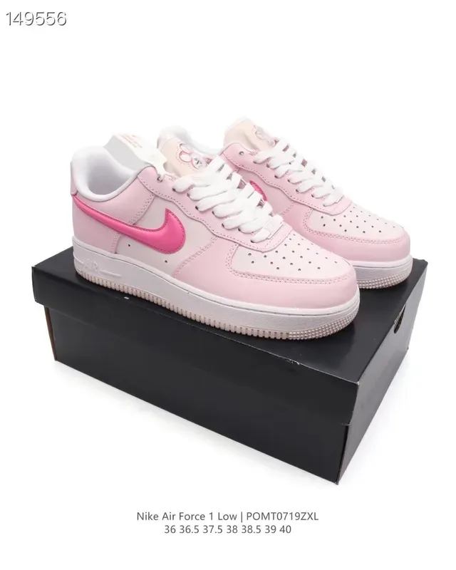 Nike Air Force 1 Low Rosa y Hot Pink Zapatillas Lifestyle 2