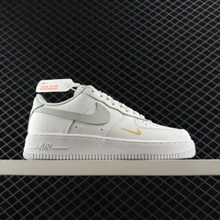 Nike Air Force 1 Low أبيض أخضر نعناع ذهبي حذاء رياضي أسلوب حياة
