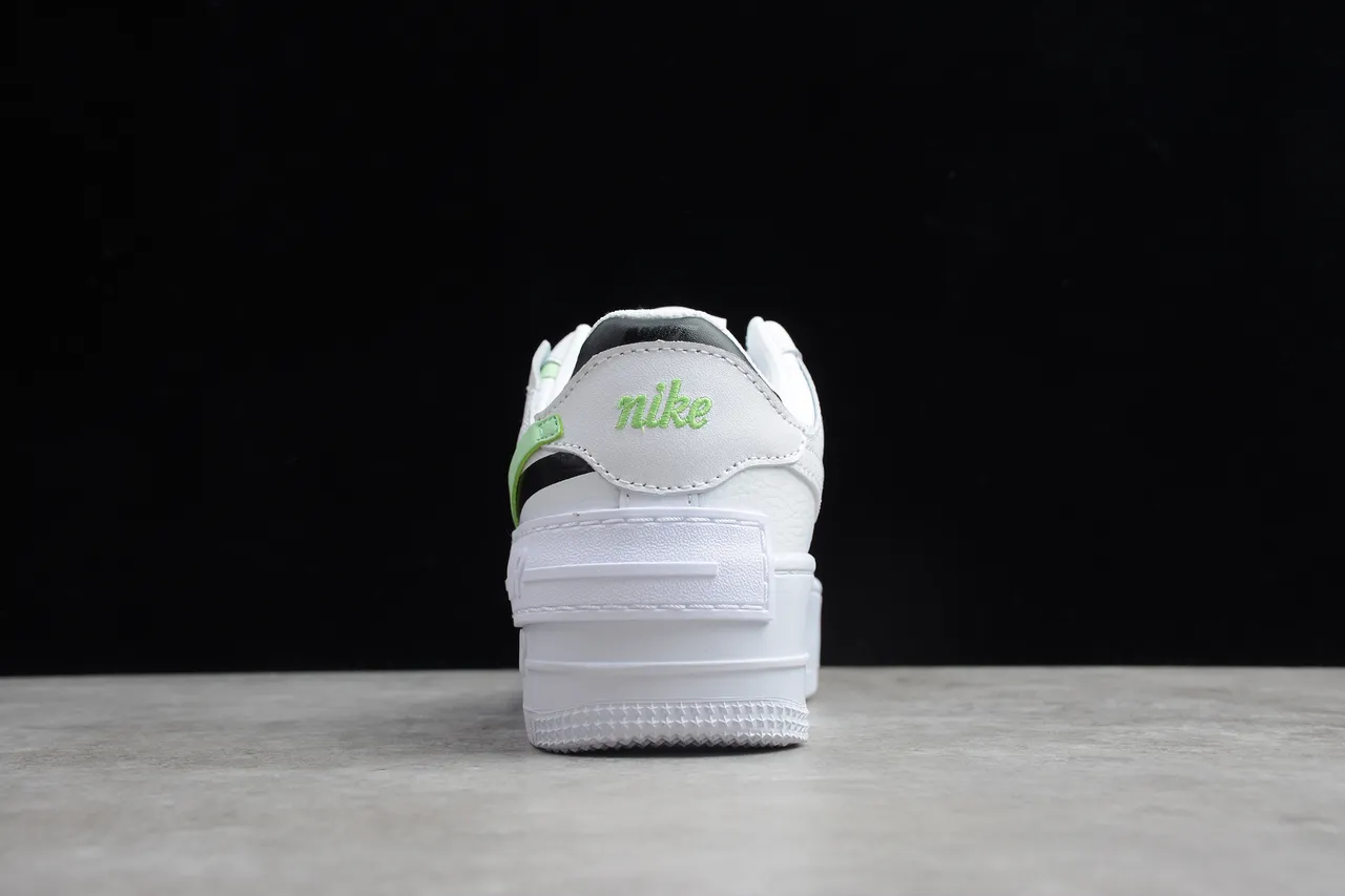 Nike Air Force 1 Platform White Mint Green Pink Lifestyle Sneakers 2