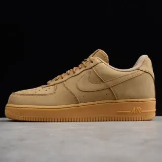 Nike Air Force 1 جلد سويد بني أسلوب حياة حذاء رياضي