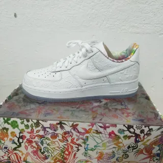 Nike Air Force 1 Chaussures Lifestyle Blanches avec motif embossé