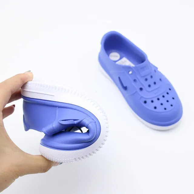 Nike Air Force-Inspired Perforated Slip-On Clogs 3