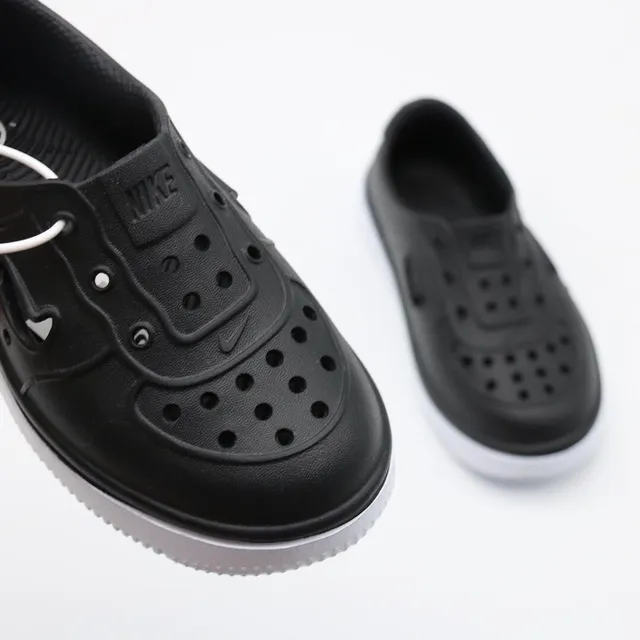 Nike Air Force-Inspired Perforated Slip-On Clogs 14