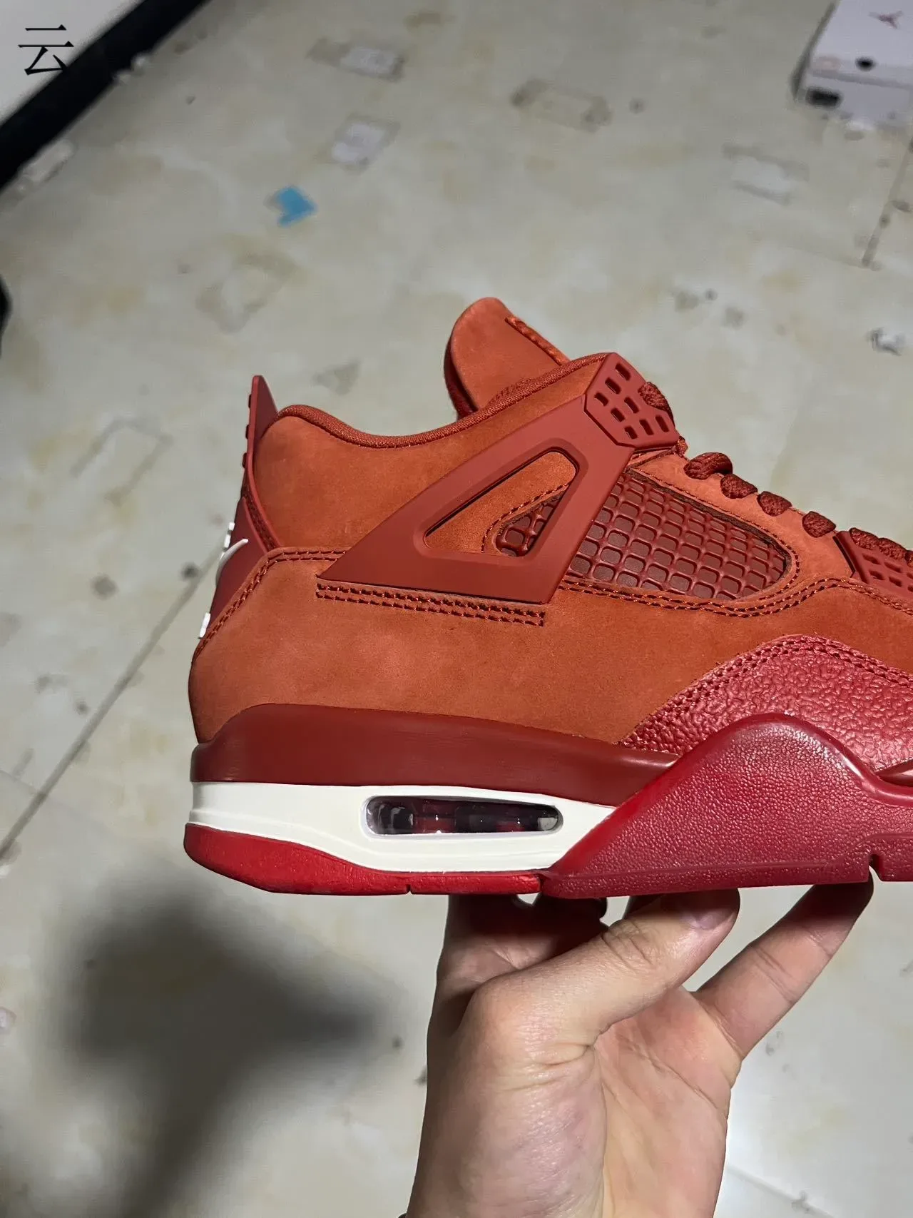 Nike Air Jordan 4 Terracotta Red Basketball Shoes 5