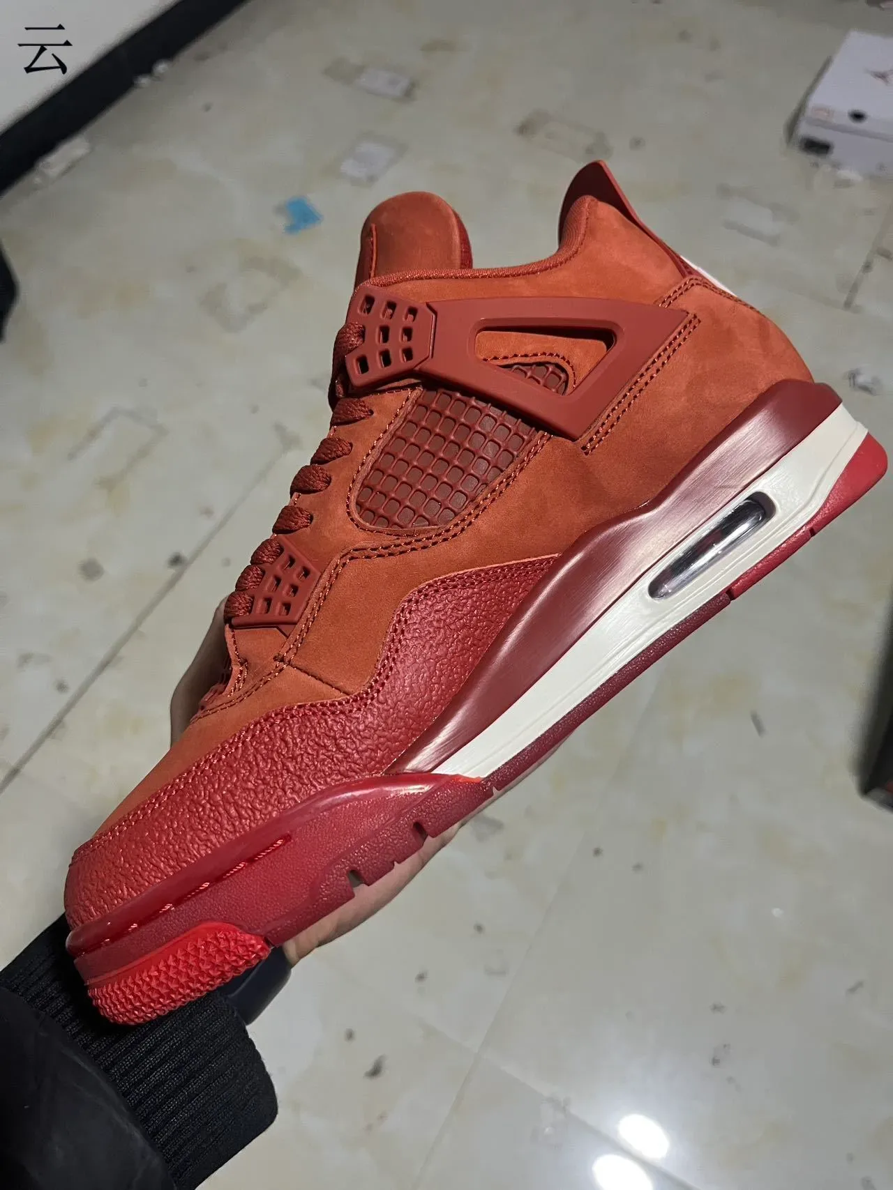 Nike Air Jordan 4 Terracotta Red Basketball Shoes 7