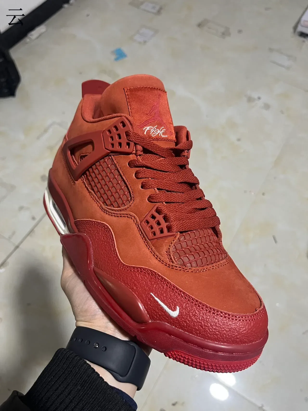 Nike Air Jordan 4 Terracotta Red Basketball Shoes 8