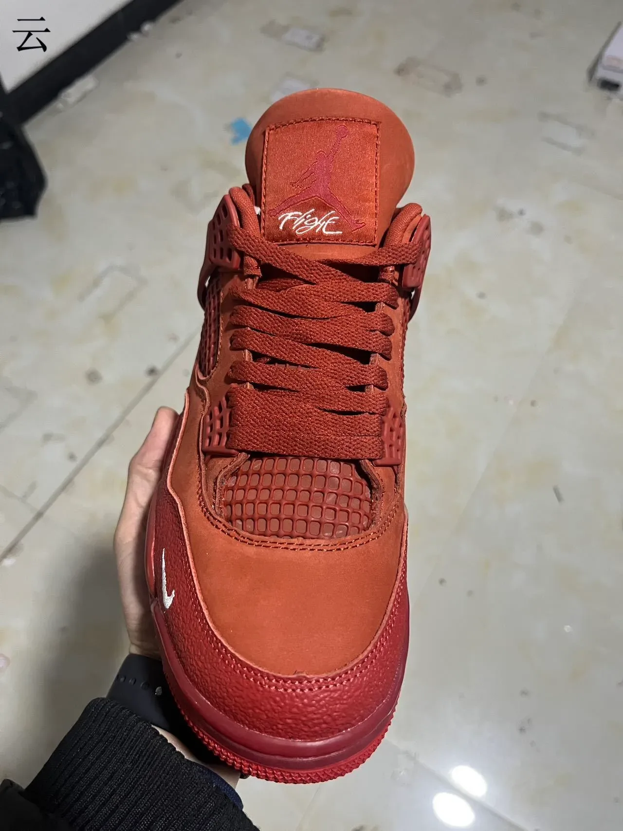 Nike Air Jordan 4 Terracotta Red Basketball Shoes 10
