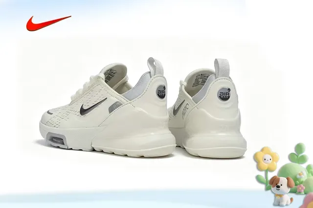 Nike Air Max 270 White Black Teal Lifestyle Sneakers 12