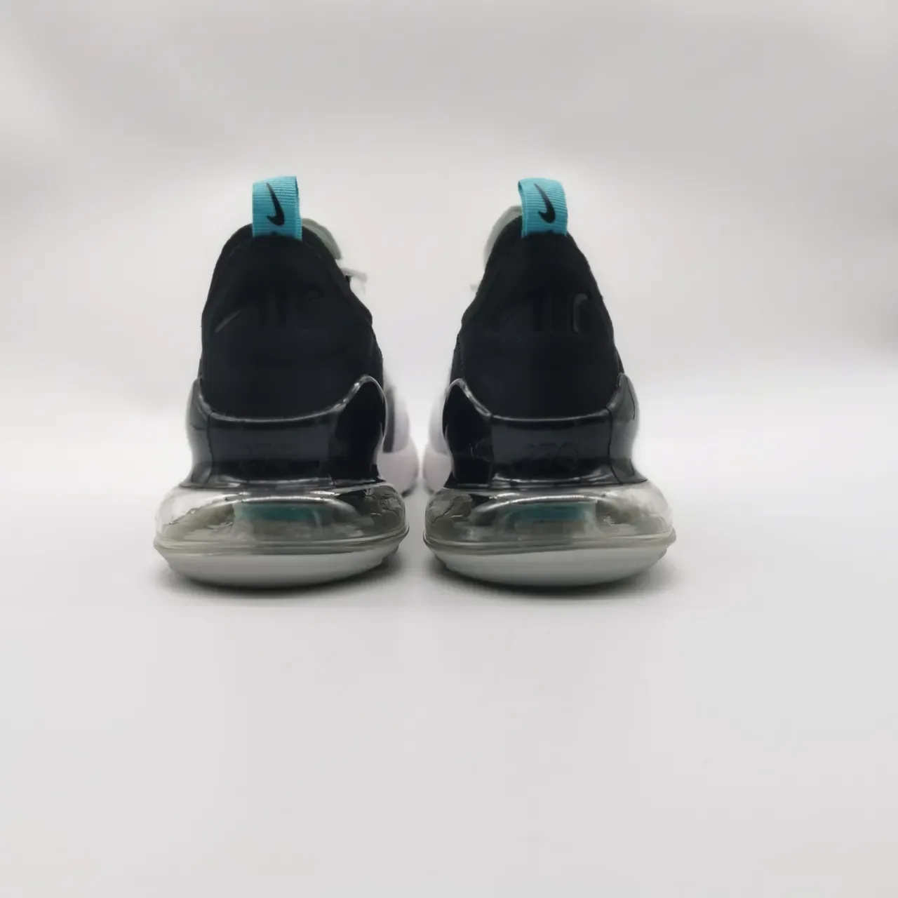 Nike Air Max 270 White Black Teal Lifestyle Sneakers 4