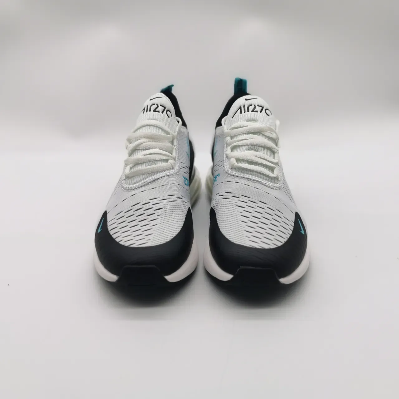 Nike Air Max 270 White Black Teal Lifestyle Sneakers 5