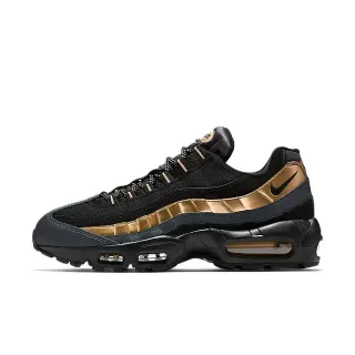 Nike Air Max 95 Negro y Oro Metálico Lifestyle Sneakers