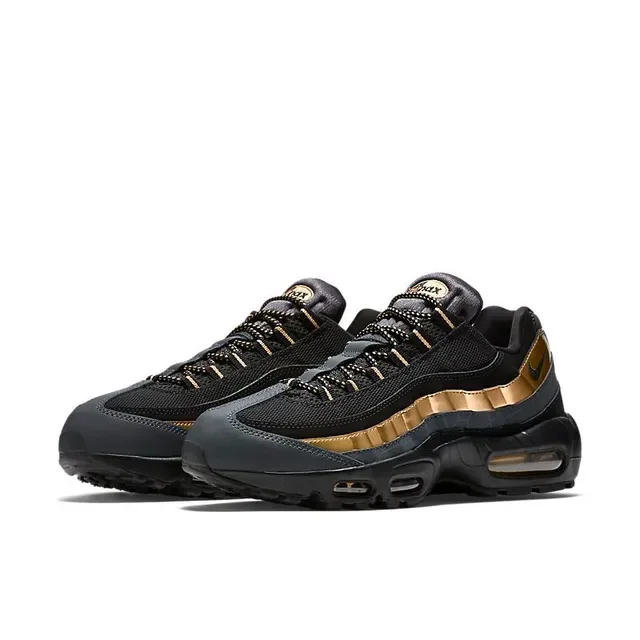 Nike Air Max 95 Black and Metallic Gold Lifestyle Sneakers 3
