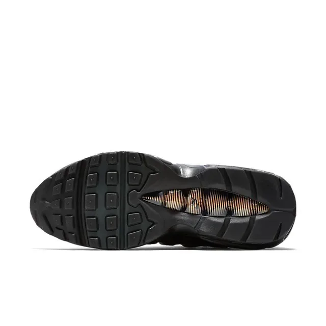 Nike Air Max 95 Black and Metallic Gold Lifestyle Sneakers 6