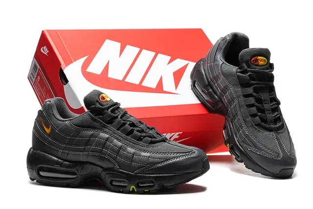Nike Air Max 95 Black Orange Lifestyle Sneakers 2