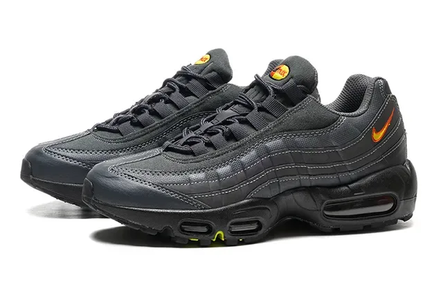 Nike Air Max 95 Black Orange Lifestyle Sneakers 5