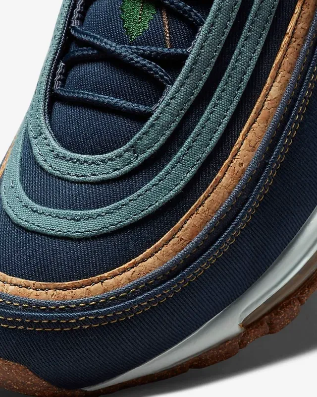 Nike Air Max 97 Navy and Brown Lifestyle Sneakers 4