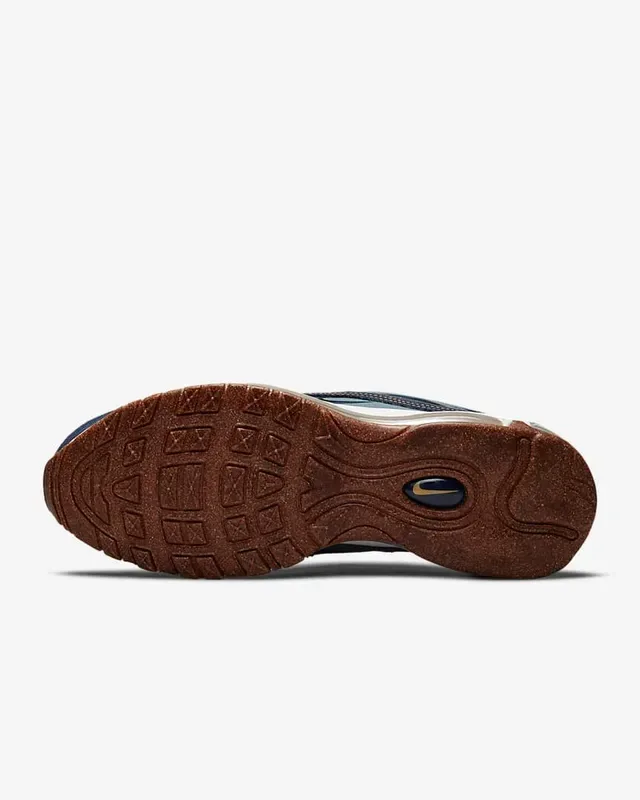 Nike Air Max 97 Navy and Brown Lifestyle Sneakers 9