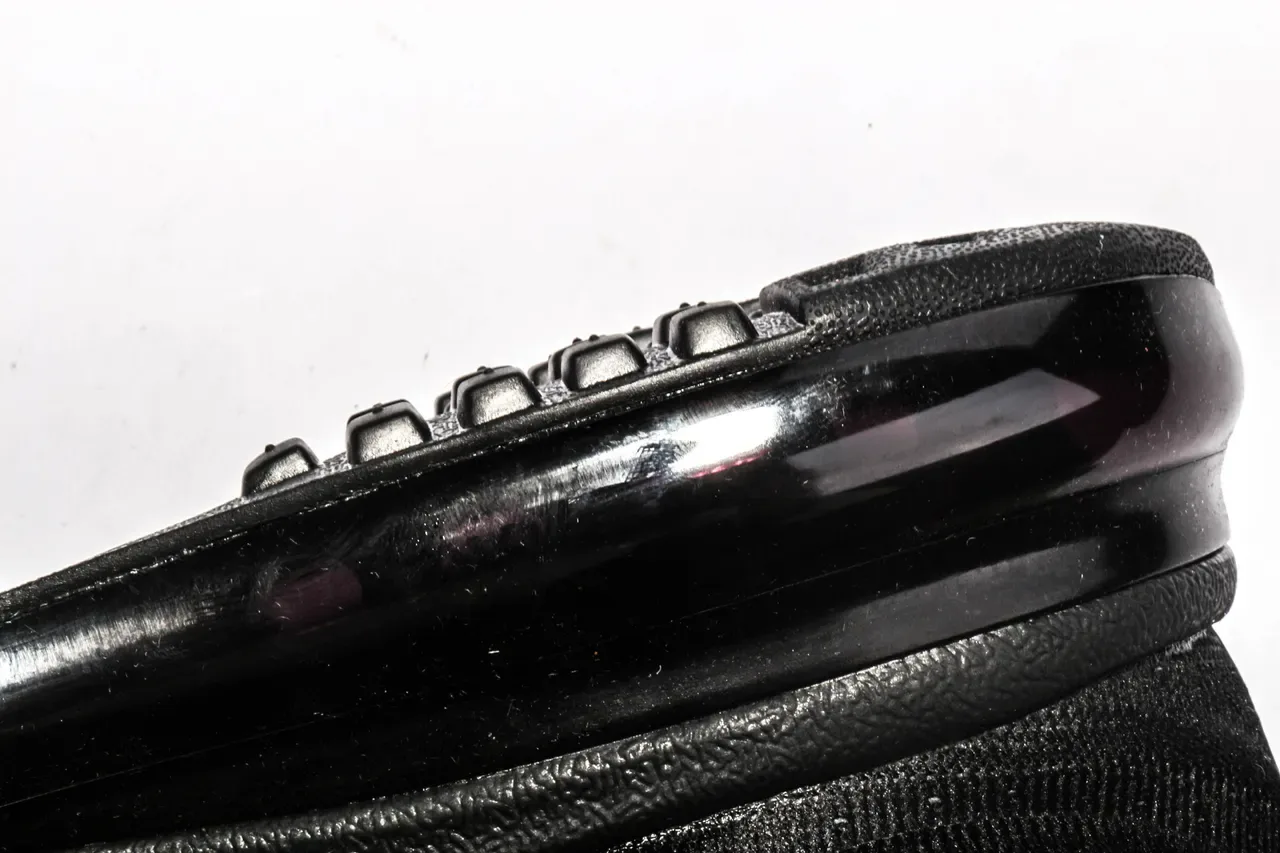 Nike Air Max काले सफेद बुनाई ऊपरी दृश्यमान इकाई रनिंग जूते 3