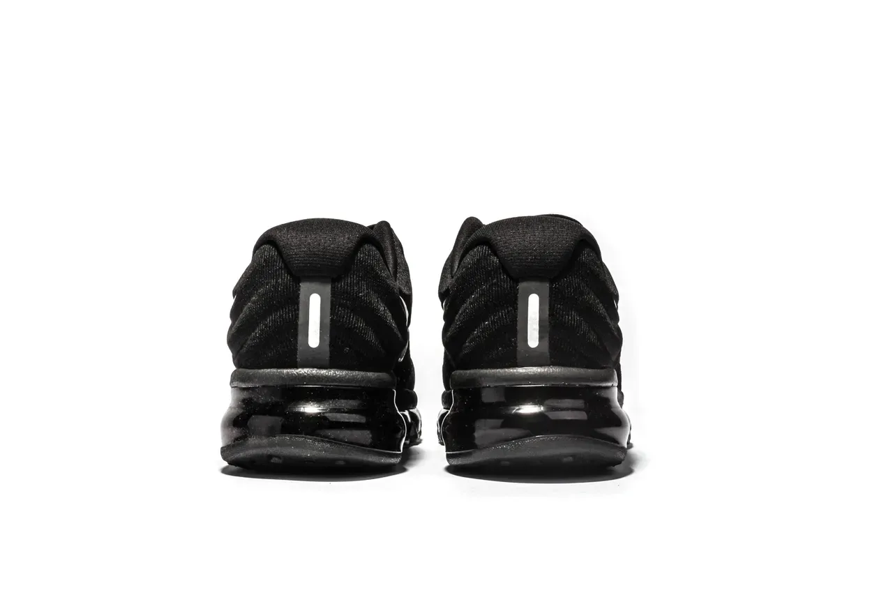 Nike Air Max काले सफेद बुनाई ऊपरी दृश्यमान इकाई रनिंग जूते 8