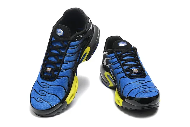 Nike Air Max Plus Volt Blue Black Lifestyle Sneakers 3