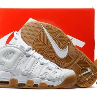 Nike Air More Uptempo White Gum বাস্কেটবল শু