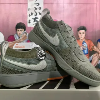 Nike Air Mowabb أخضر زيتوني شبكة وتغطية متموجة أحذية أسلوب حياة