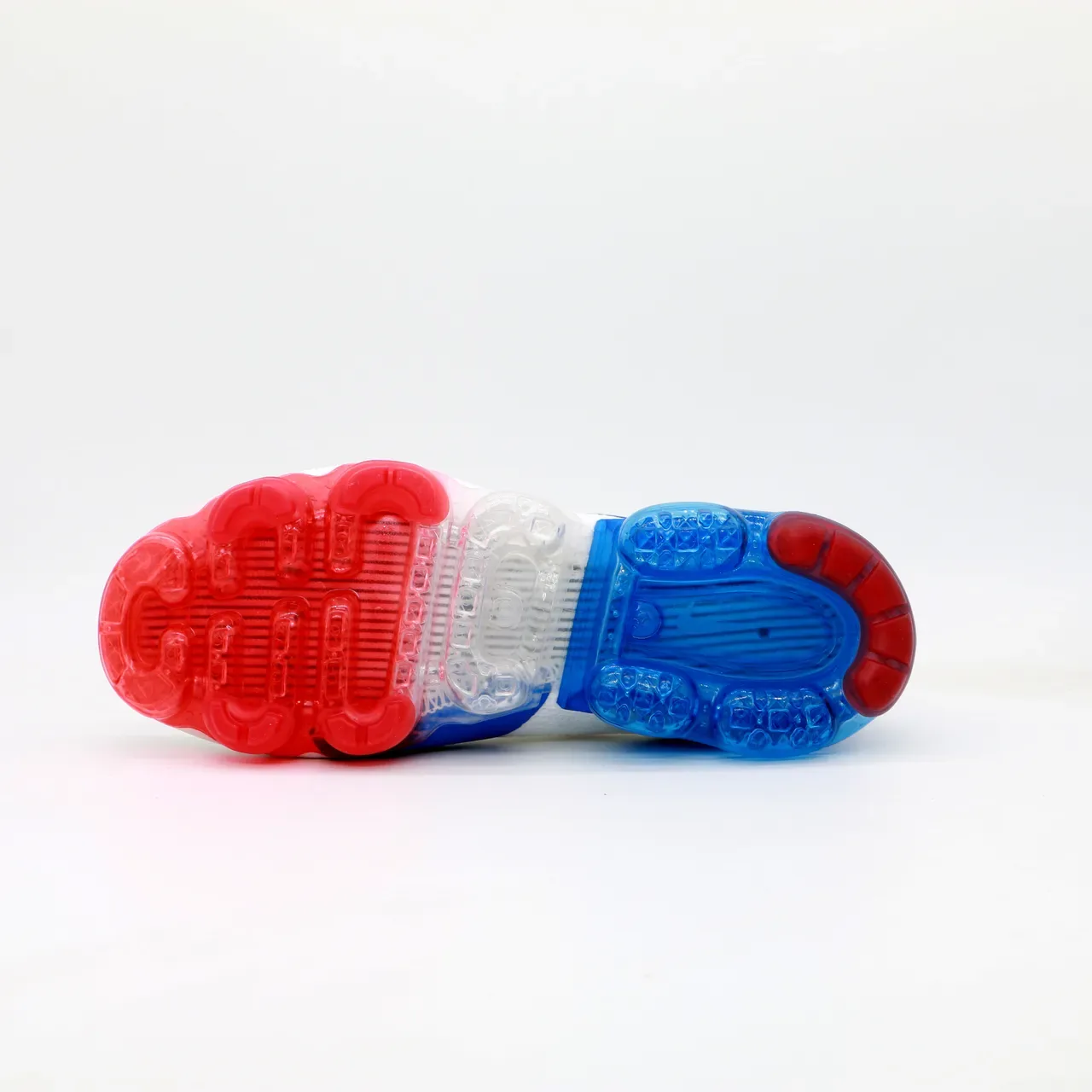 Nike Air VaporMax Flyknit 3 White Blue Red জীবনশৈলী স্নিকার 3
