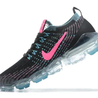 Nike Air VaporMax Flyknit Negro Rosa Cian Zapatillas Lifestyle