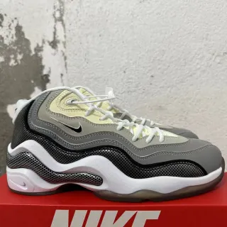 Nike Air Zoom Generation Cinza Branco Ondulado Jaula Sintética Painéis Texturizados de Fibra de Carbono Tênis Chunky