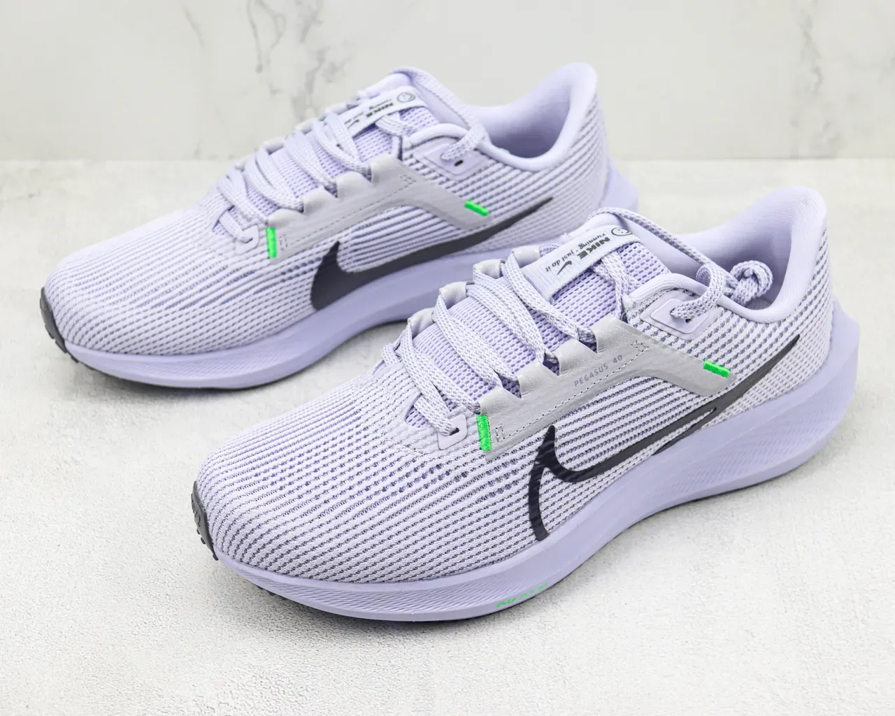 Nike Air Zoom Pegasus 40 हल्का बैंगनी रनिंग जूते 4