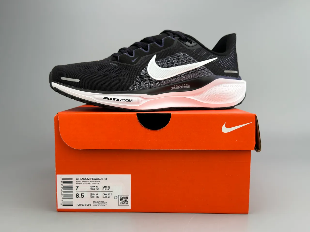 Nike Air Zoom Pegasus Baltimore Ravens Running Shoes 2