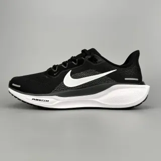 Nike Air Zoom Pegasus Noir Blanc maille ingénierisée partie supérieure unité visible chaussures de course