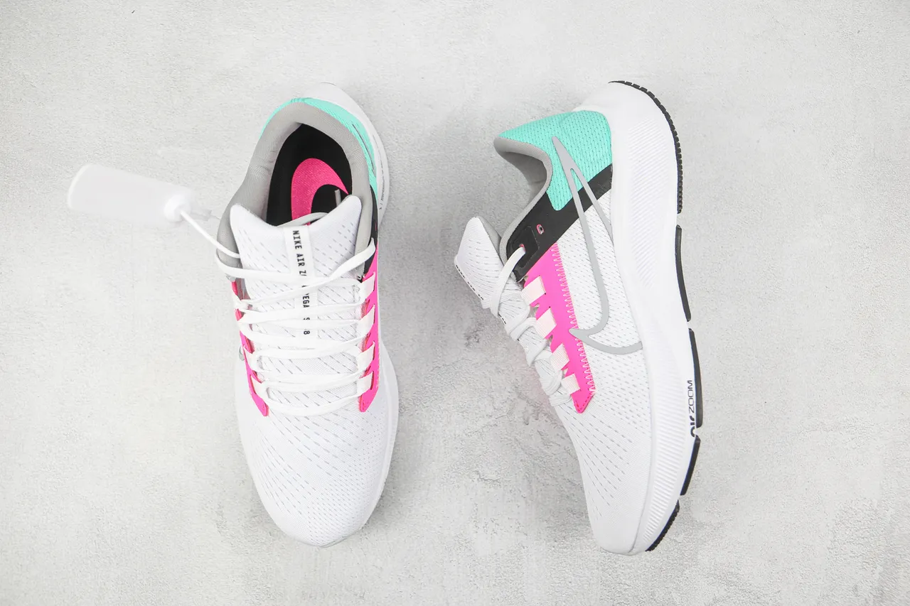 Nike Air Zoom Pegasus White Pink Mint Running Shoes 3